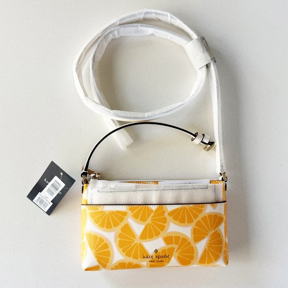 NWT Kate Spade Sadie Citrus Wedge Bag - Picture 7 of 16